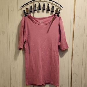 J. Crew Dusty Rose Long Sleeve Tee